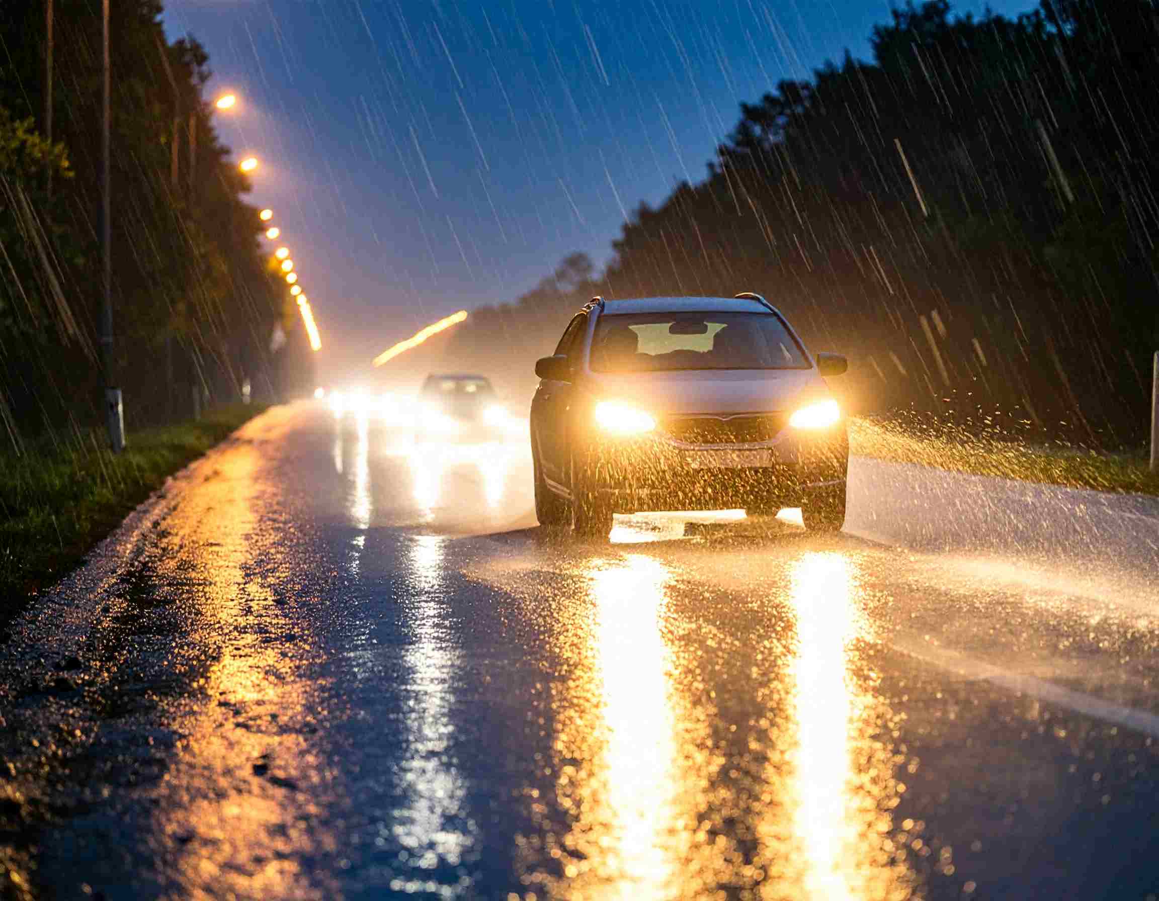Tips for safe driving in rainy and wet conditions in Tasmania